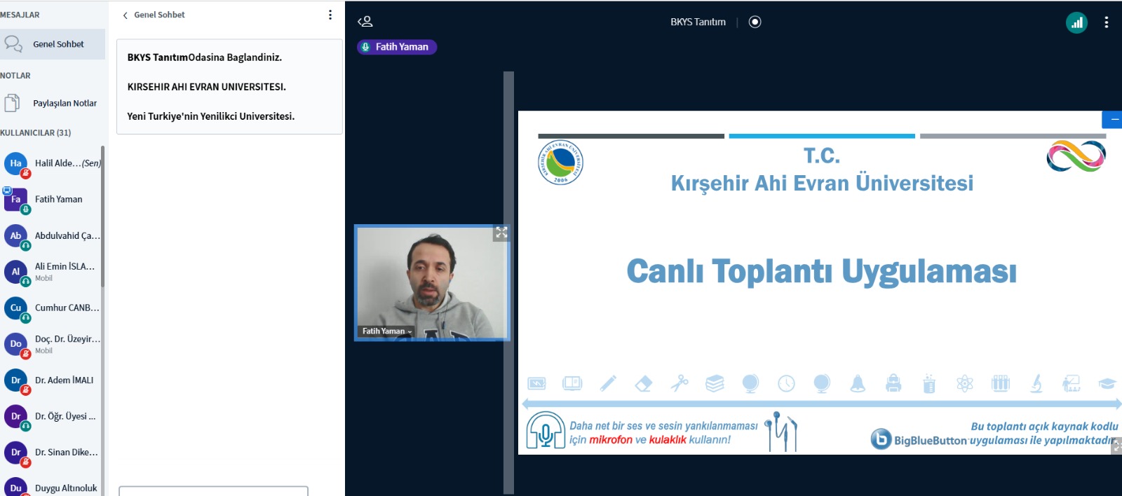 Fakültemiz Öğretim Üyeleri Bütünleşik Kalite Yönetim Sistemi Etkinliğine Katıldı